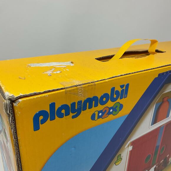 2005 Playmobil 123 Farm Set #6740 Sealed Brand New Complete in Box Vintage CIB - Picture 5 of 7